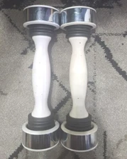 [2] Shake Weight Dumbbell 2.5 LB White Dumbbell - Home Fitness Exercise Training