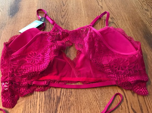 Frederick's Of Hollywood Desiree Sujetador de Encaje Bralette y Panty Conjunto Talla XL NUEVO CON ETIQUETAS - Imagen 5 de 8