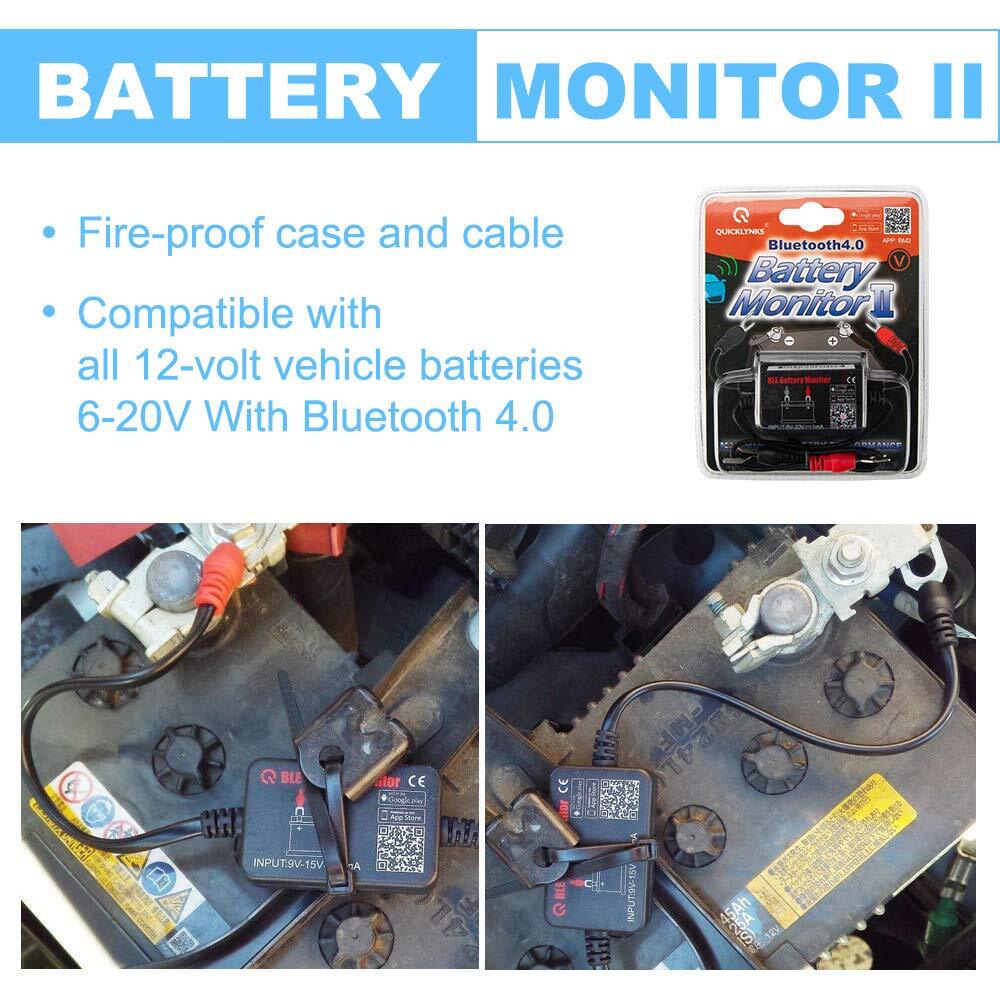 BM2 Bluetooth 4.0 Monitor Batteria BM2 Bluetooth - Tester Per Auto 12V Con App Per Telefono BM2 App Telefono - Foto 12