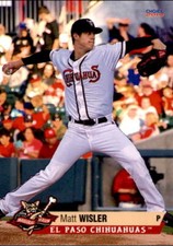 2014 El Paso Chihuahuas Choice #33 Matt Wisler Bryan Ohio OH Baseball Card