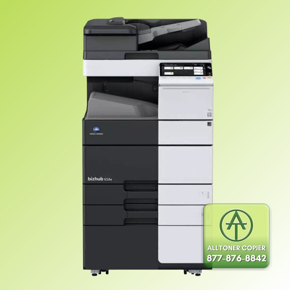 Konica Minolta BizHub 658e Monochrome A3 MFP Printer Scanner