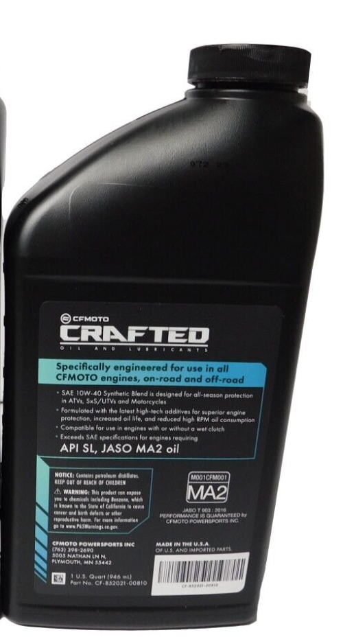 2012-2026 CF-Moto 650NK/Adventura Oil Change Kit CF-852021-00811