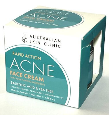 Acne Rapid Action Face Cream with acne fighting ingredients 3.38 fl.oz