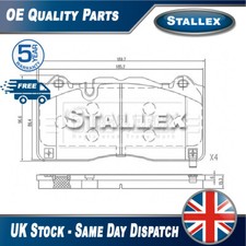 Adatto per Cadillac CTS 2013- 2.0 Set pastiglie freno anteriori Stallex 23337277