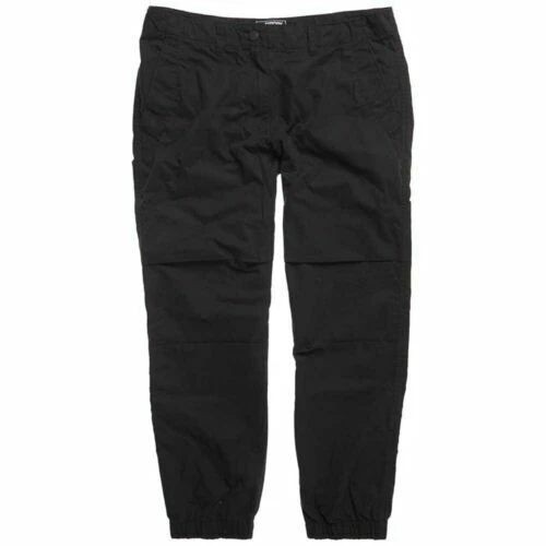 Superdry Black Trousers for Women
