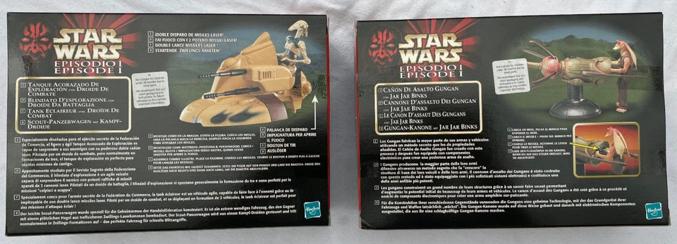 Star Wars GUNGAN ASSAULT CANON & ARMORED SCOUT TANK EPISODE 1 EURO MISB 1999 - Image 2 of 4