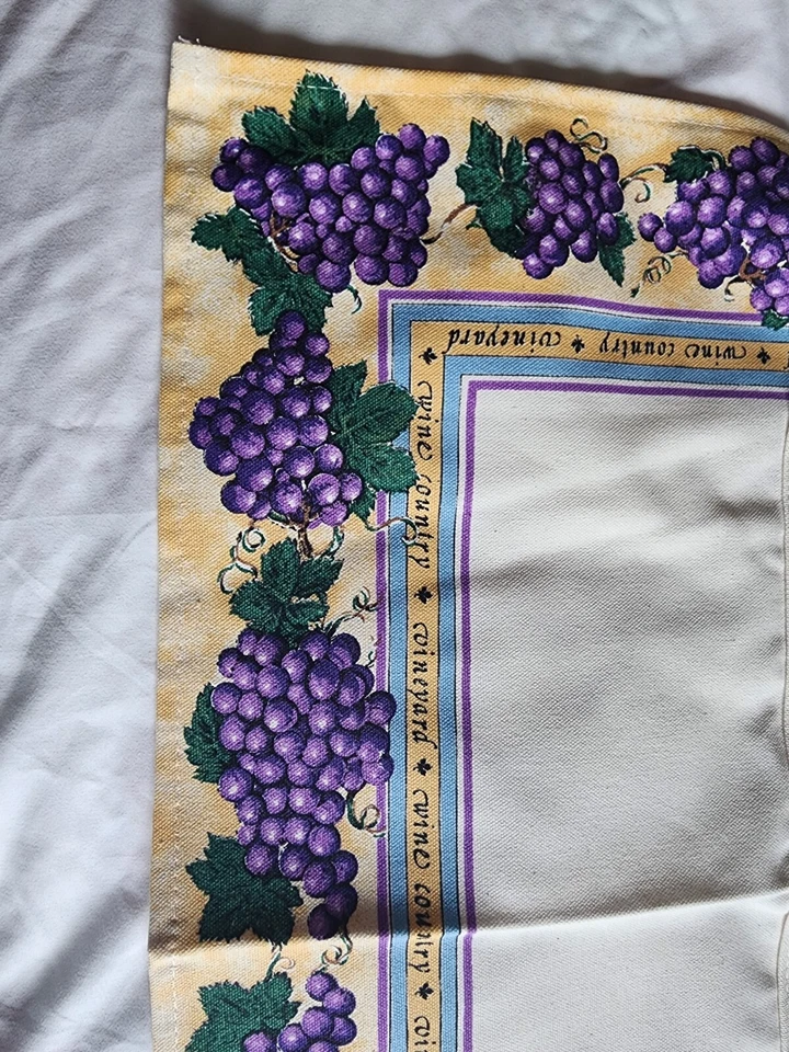 Kay Dee Designs Vineyard "Wine Country" Full Length Dual Pocket Chef Apron - Image 4 of 4