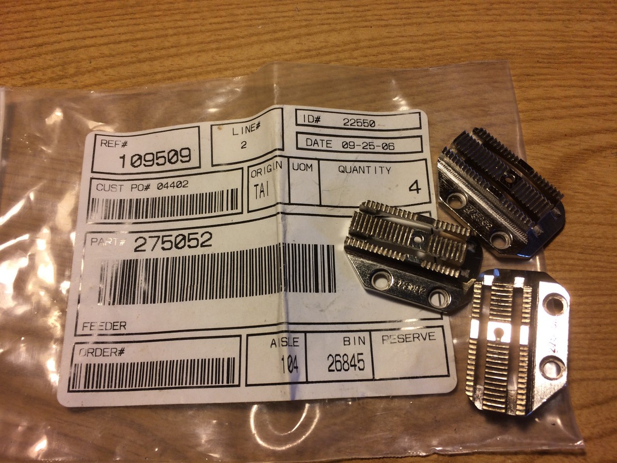 キャップ2点 3) new 275052 feeders for JUKI sewing machine | eBay