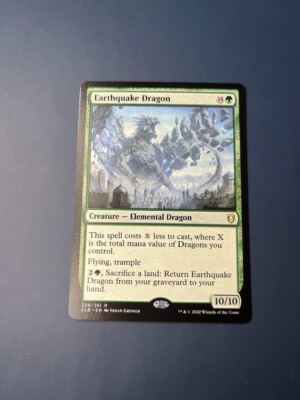 1x ERDBEBENDRACHE - Baldur's Gate - MTG - Magic the Gathering