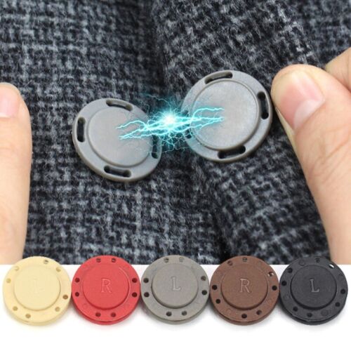 Magnetic Snap Buttons Hidden Button Cardigan Button Clothes Concealed Button DIY - Photo 1 sur 12