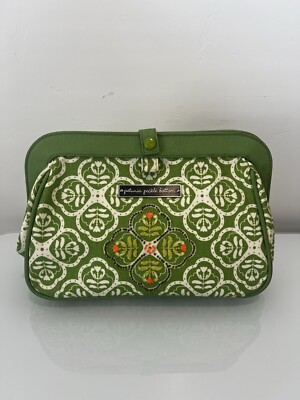 PETUNIA PICKLE BOTTOM Green Floral Changing Bag Diaper Bag
