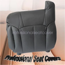 Replacement LH Driver Lean Back Seat Cover Dark Gray Fits Chevy Silverado 99-02 