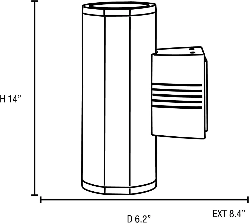 Access 20389LEDDMGLP-BRZ/CLR Trident LED 6 inch Bronze Wall Sconce Wall Light - Image 3 of 4