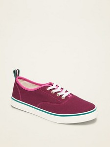 burgundy gym shoes