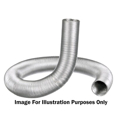 Gates flexibler 1 m Aluminium hitzebeständiger Luftführungsschlauch - 40 mm