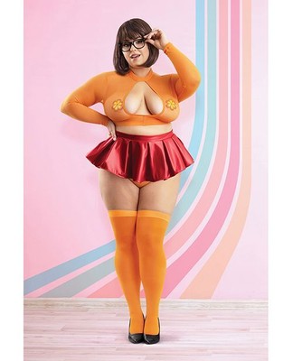 PLAY MISTERY MISTRESS COSTUME 6 PIECE OUTFIT