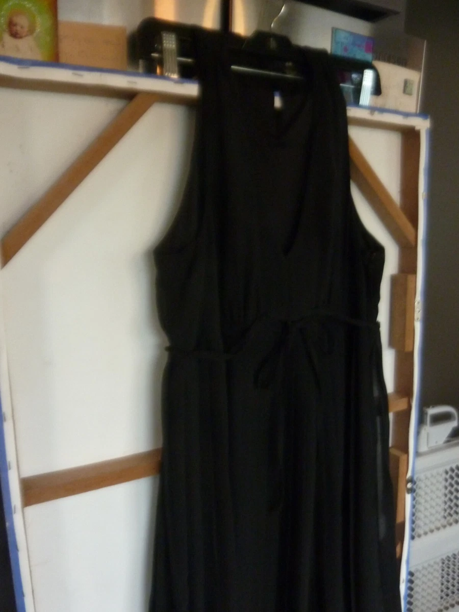 H&m black shop sleeveless dress