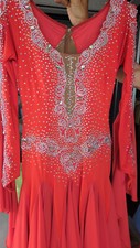 Turnierkleid Standard in einem schönen Orang...