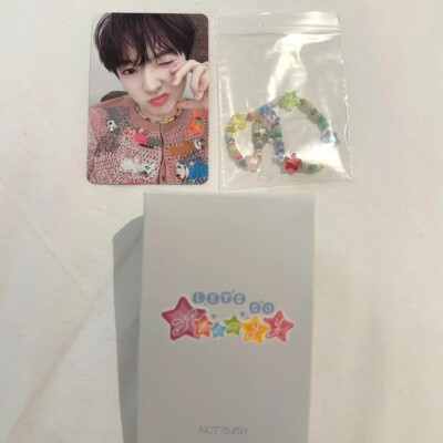 Nct Wish Sakuya LET'S GO STEADY Pop-Up BEADS BRACELET With Trading