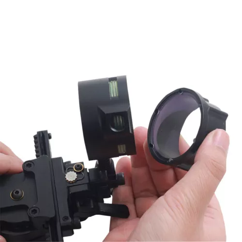 Compound Bow 1 Pin Sight Micro Adjustable Pointer Adaptor Scope Sight 4x 6x 8x - Picture 9 of 21