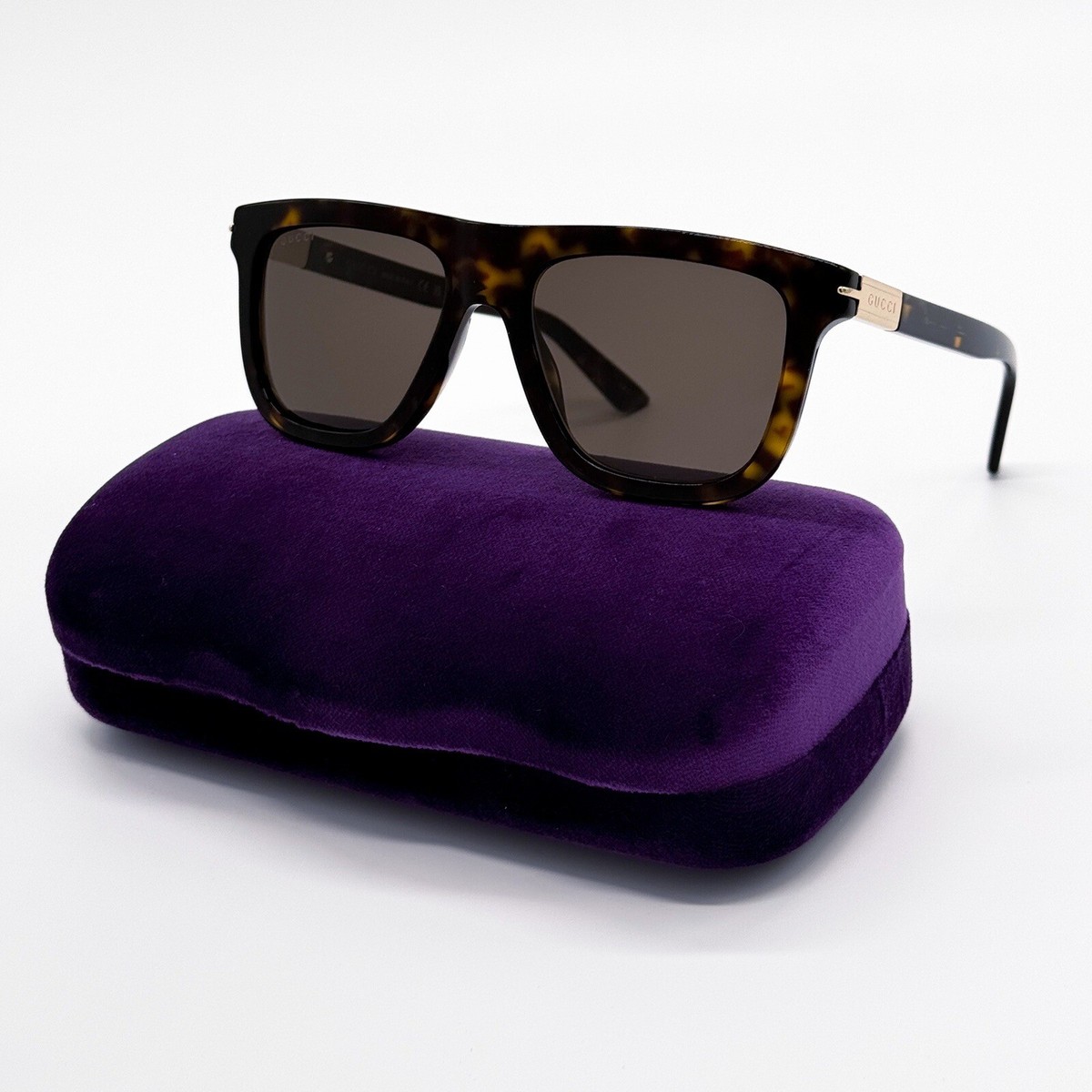 NEW GUCCI GG1502S 002 HAVANA BROWN UNISEX SQUARE SUNGLASSES  display picture 1
