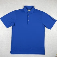 Donald Ross Polo Shirt Mens Medium Spring Brook New Jersey Golf Travel Vacation