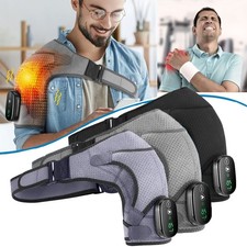Electric Shoulder Massager Heated Shoulder Brace with Vibration for Pain Relief