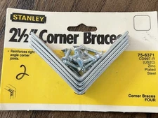 STANLEY HARDWARE - Corner Brace 2.5” (4 pack) Steel