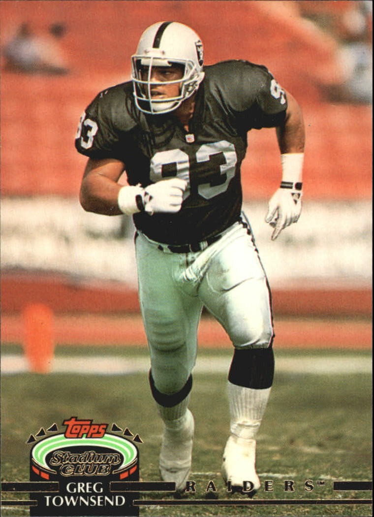 1992 Stadium Club #387 Greg Townsend - FB