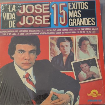 José José La Vida De Jose Jose 15 Exitos Mas Grandes 12'' Vinyl LP Telediscos