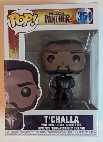 Funko POP! Marvel: Black Panther T'challa #351 Wakanda Tchalla Black Robe Disney