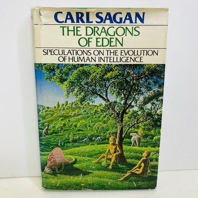 The Dragons Of Eden Carl Sagan HC DJ Human Evolution Sociology Sci-fi Fantasy