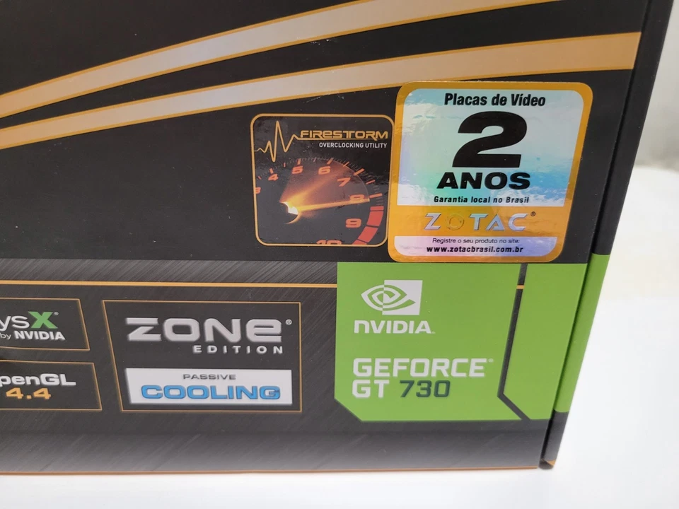 2014 Zotac GeForce GT 730 4GB Zone Edition Low Profile Passive- Graphics Card - Image 2 of 4