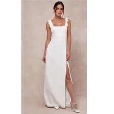 NWT Lulus Your Sweetie Tie-Strap Column Maxi Dress Size XS