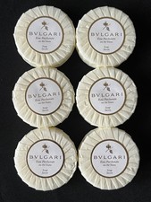 BVLGARI au th  Blanc White Tea Soap 1.7oz / 50g  LOT OF 6 NEW SEALE/UNOPENED