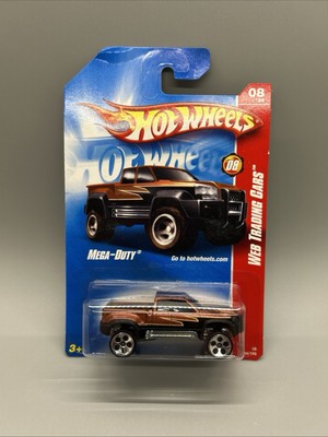 Hot Wheels Web Trading Cars 08 of 24 Mega-Duty 084/196 Brown