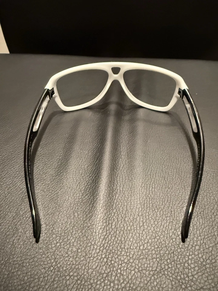 Marco Oakley Dispatch II 2 blanco pulido/negro pulido (iconos incluidos) Foto 3 de 4