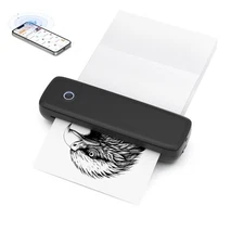 Portable Printer Wireless Versatile Inkless Printer 2600 mAh for Home Travel 