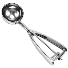 Large Cookie Scoop 5.4 Tbsp/ 2.7 OZ 2.5 inch/ 63MM Ball 18/8 Stainless Steel Ice