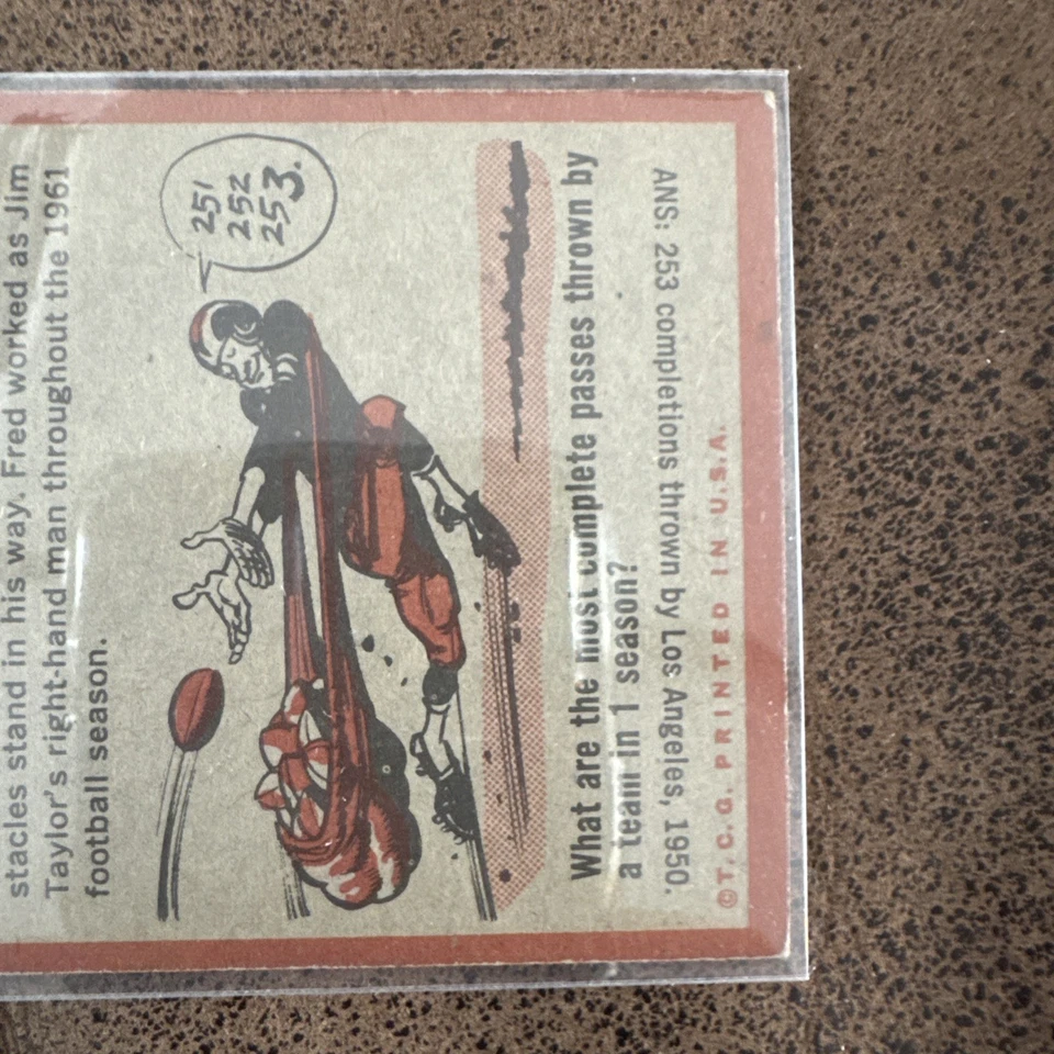 Fuzzy Thurston 1962 Topps #69 RC, Centered, VG - Image 3 of 4