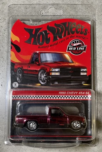 1990 Chevy 454 SS - Hot Wheels Red Line Club - Metal/Metal - New in Case