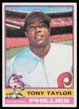 1976 Topps Tony Taylor 624 Philadelphia Phillies