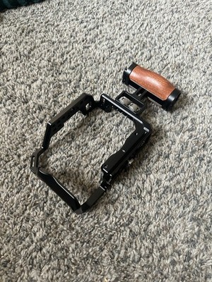 Small Rig Canon Eos R Cage With Wood Grip For Video Eos R Steady Filming