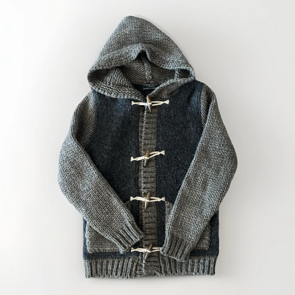 Cárdigan de punto grueso de alta costura de Zara para hombre suéter mezcla de lana peluda para hombre M’s Foto 3 de 4