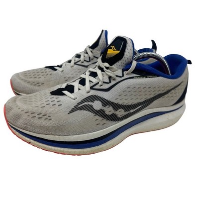 Saucony Endorphin Speed 2 Running Shoes Men's 10 Grey Blue Orange S20688-10