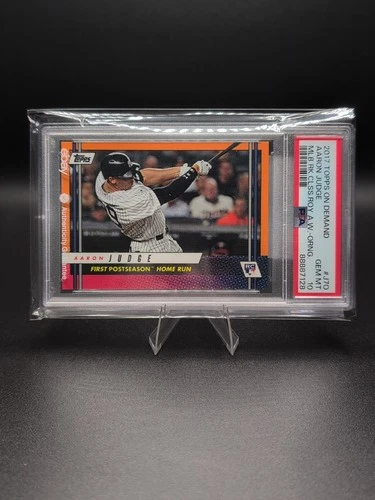 2017 Topps  On Demand  Aaron Judge RC Orange PSA 10 Gem Mint POP 4  NY Yankees