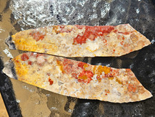 Natural Jasper Lapidary Slabs Rough Cut Stone Pieces Pair Cream Red Yellow