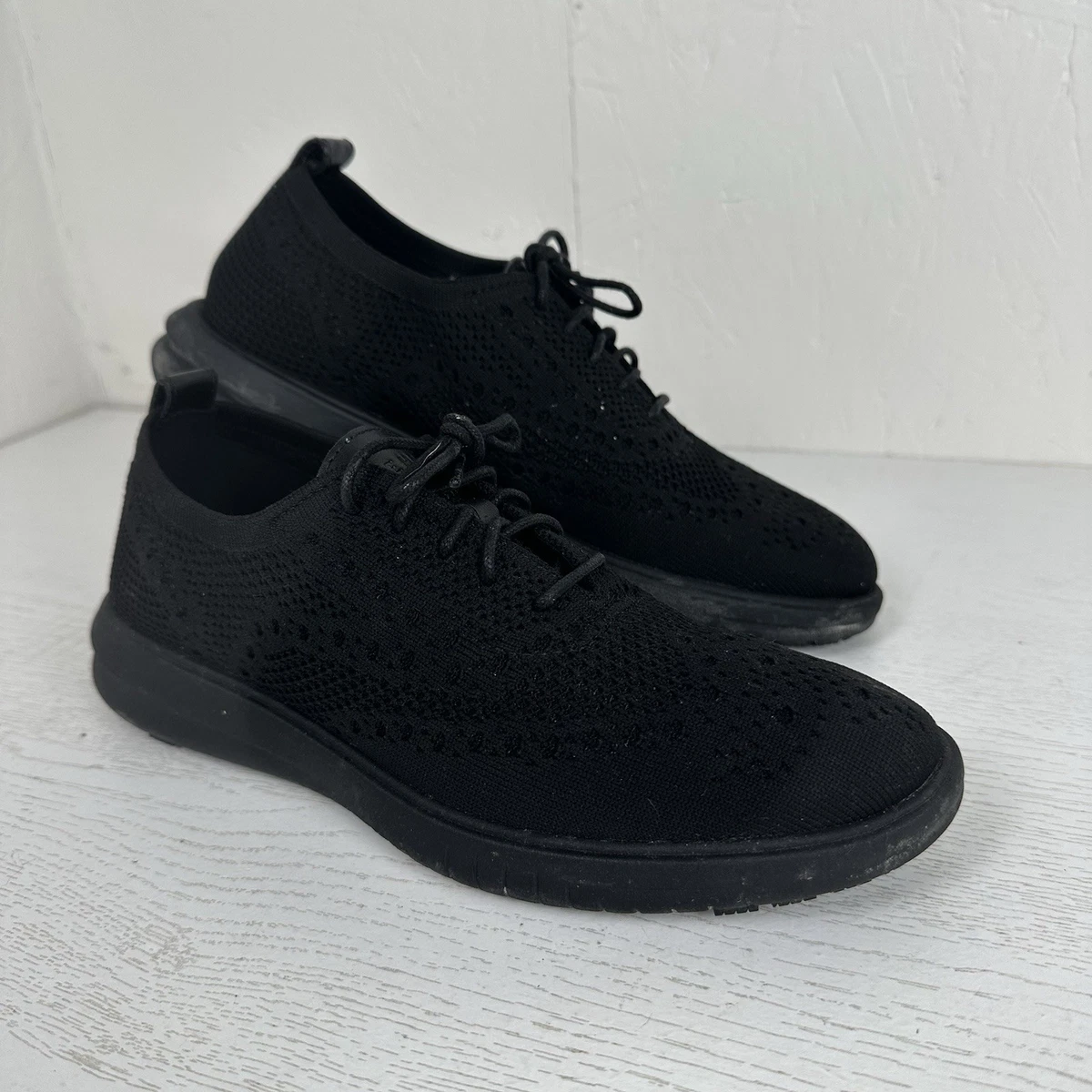 Cole Haan Black Wingtip Oxford Shoes Shoes For Crews Slip Resistant Soles SZ 9.5 Cole Haan Men main image 3