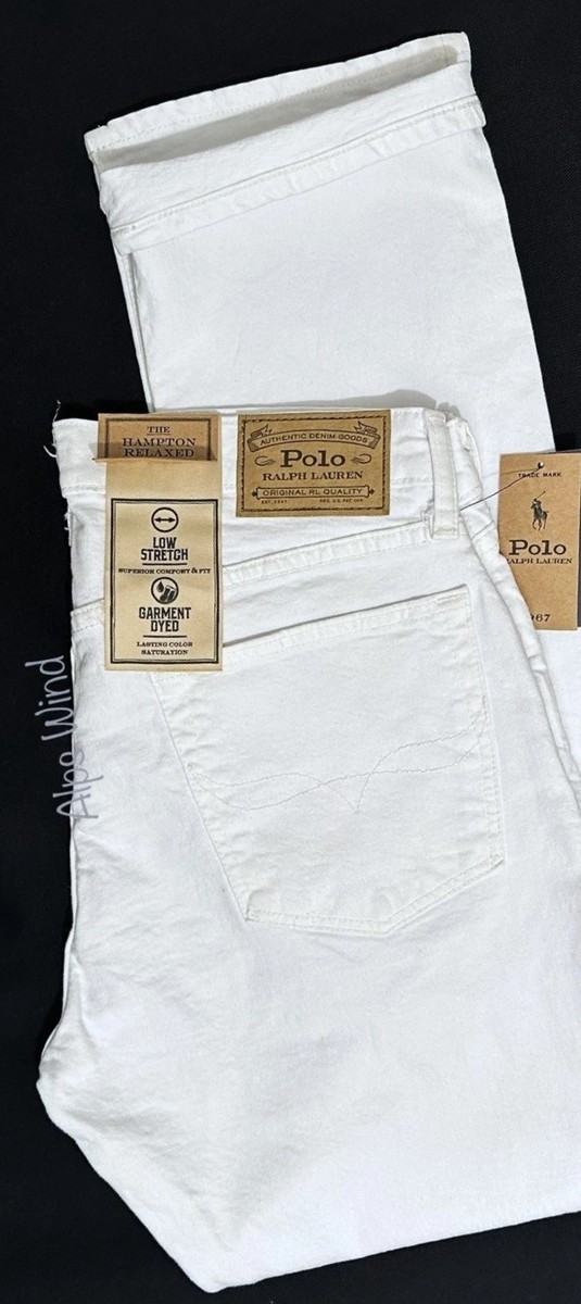 Polo Ralph Lauren Mens The Hampton Relaxed Straight Jeans Hudson
