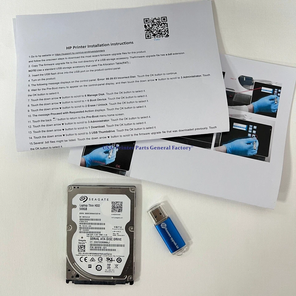 500GB Hard Disk Drive Fit HP M725 M525 M527 M577 M633 M680 M775 M830 M712 E87640 - Image 3 of 4